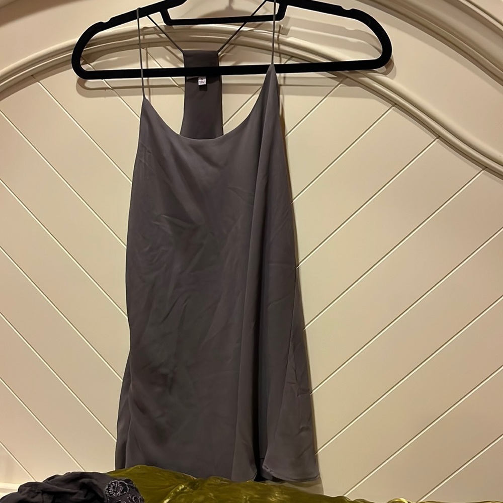 Size small dark gray tank
